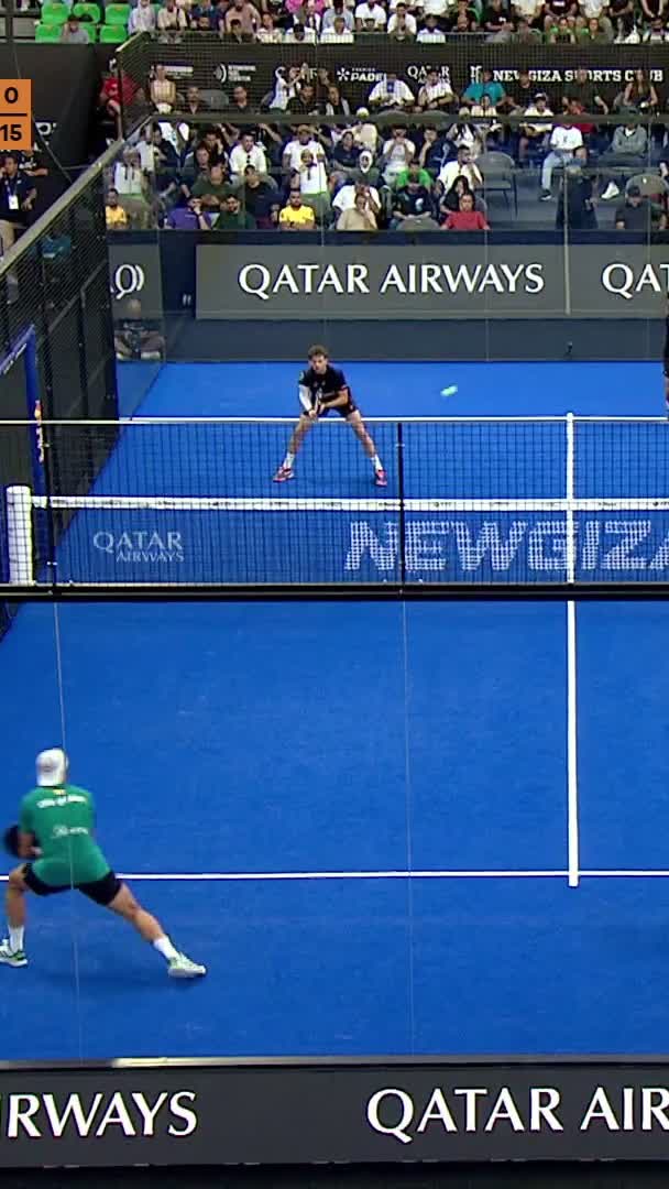 Brilliant drop shot by Nieto