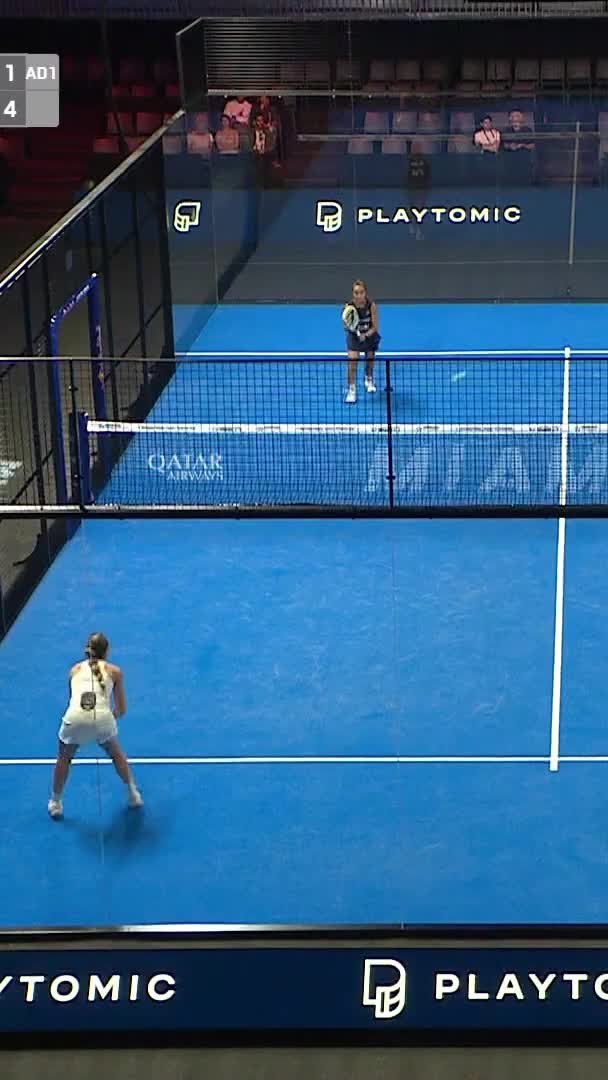 Great smash by Claudia Jensen to save the game