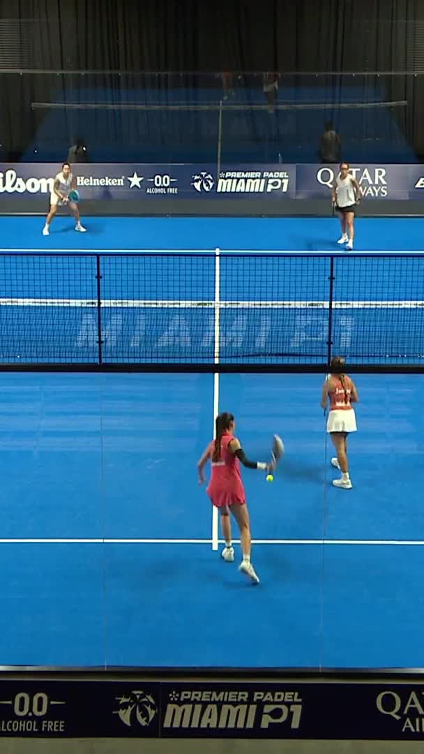 Icardo stays aggressive at the front court and finishes with a smash