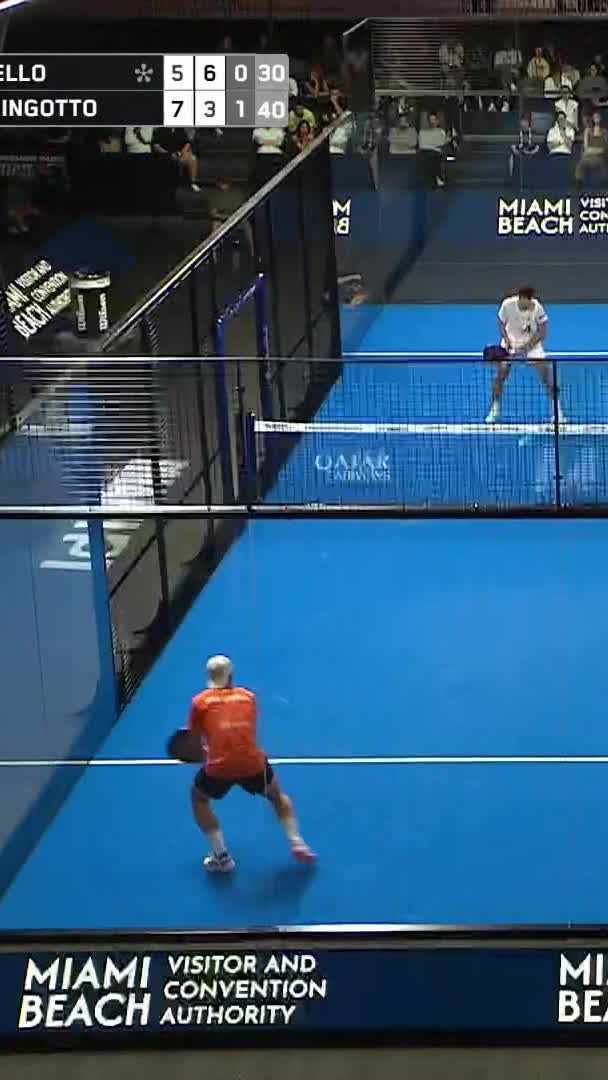 Unstoppable smash by Galan to break the game