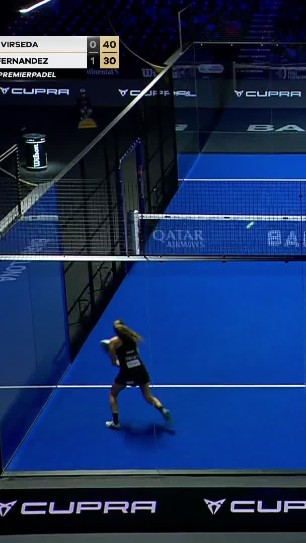 Beautiful drop shot from Brea wins the game