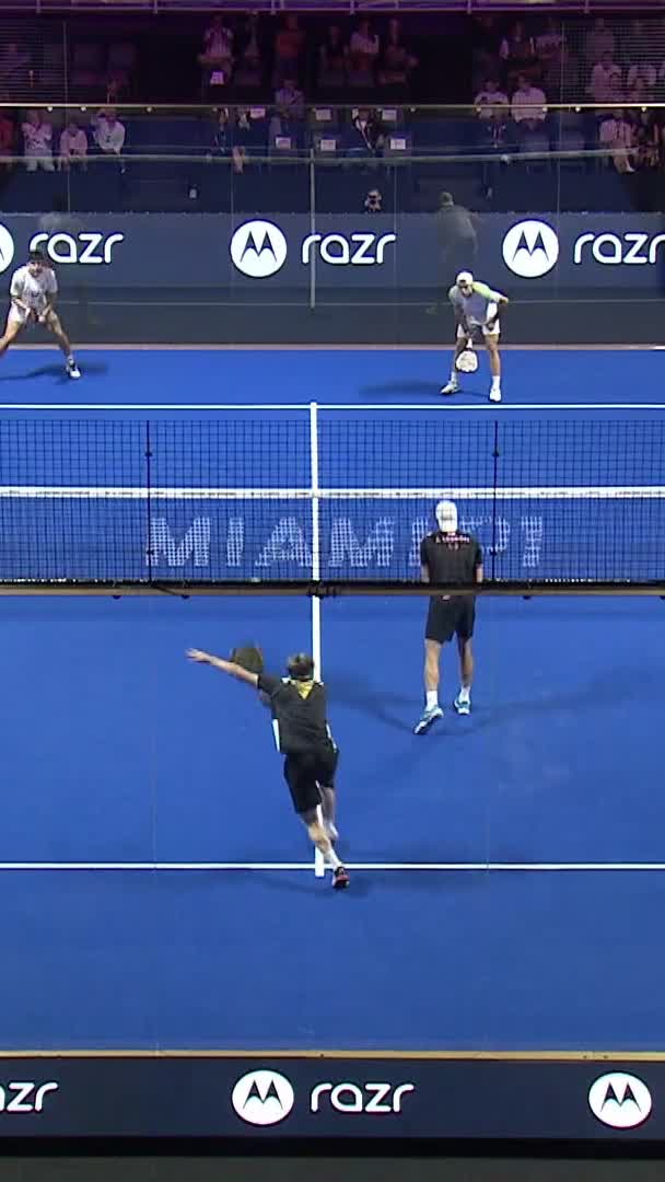 Stupaczuk and Lebrón win the match