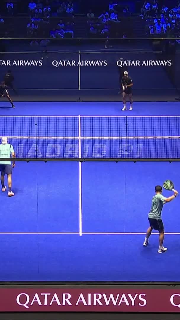 Augsburger hits a great tight smash